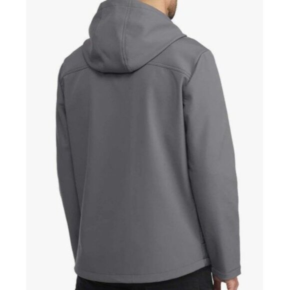 Hurley Puffer Jacket Mens Gray Hooded XXL Fleece Lining Full Zip Pockets - Picture 3 of 12